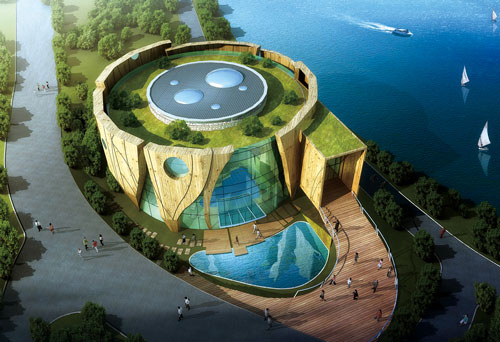 西安世園會(huì)綠地生態(tài)館落成